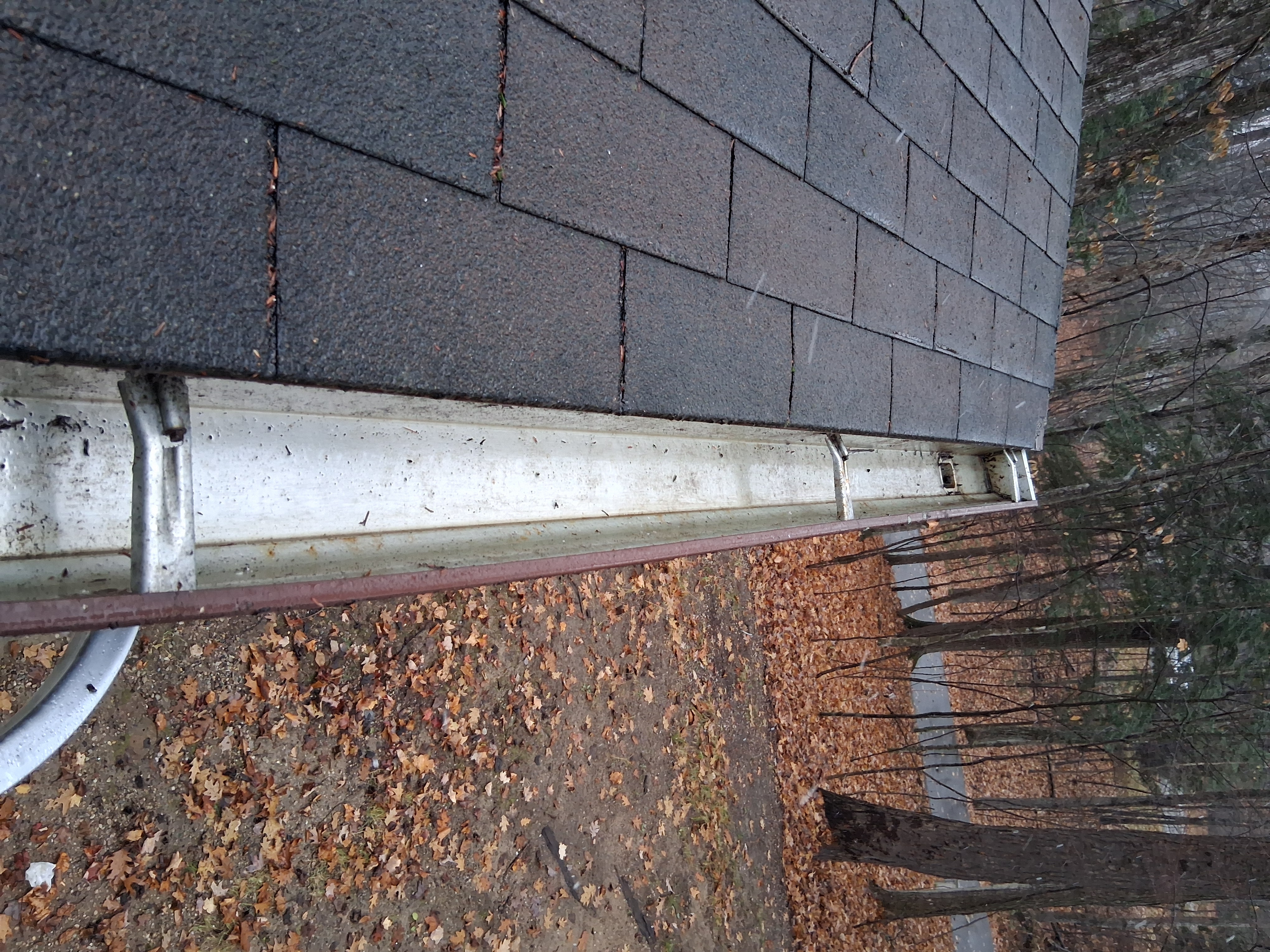 Cleaned flue
