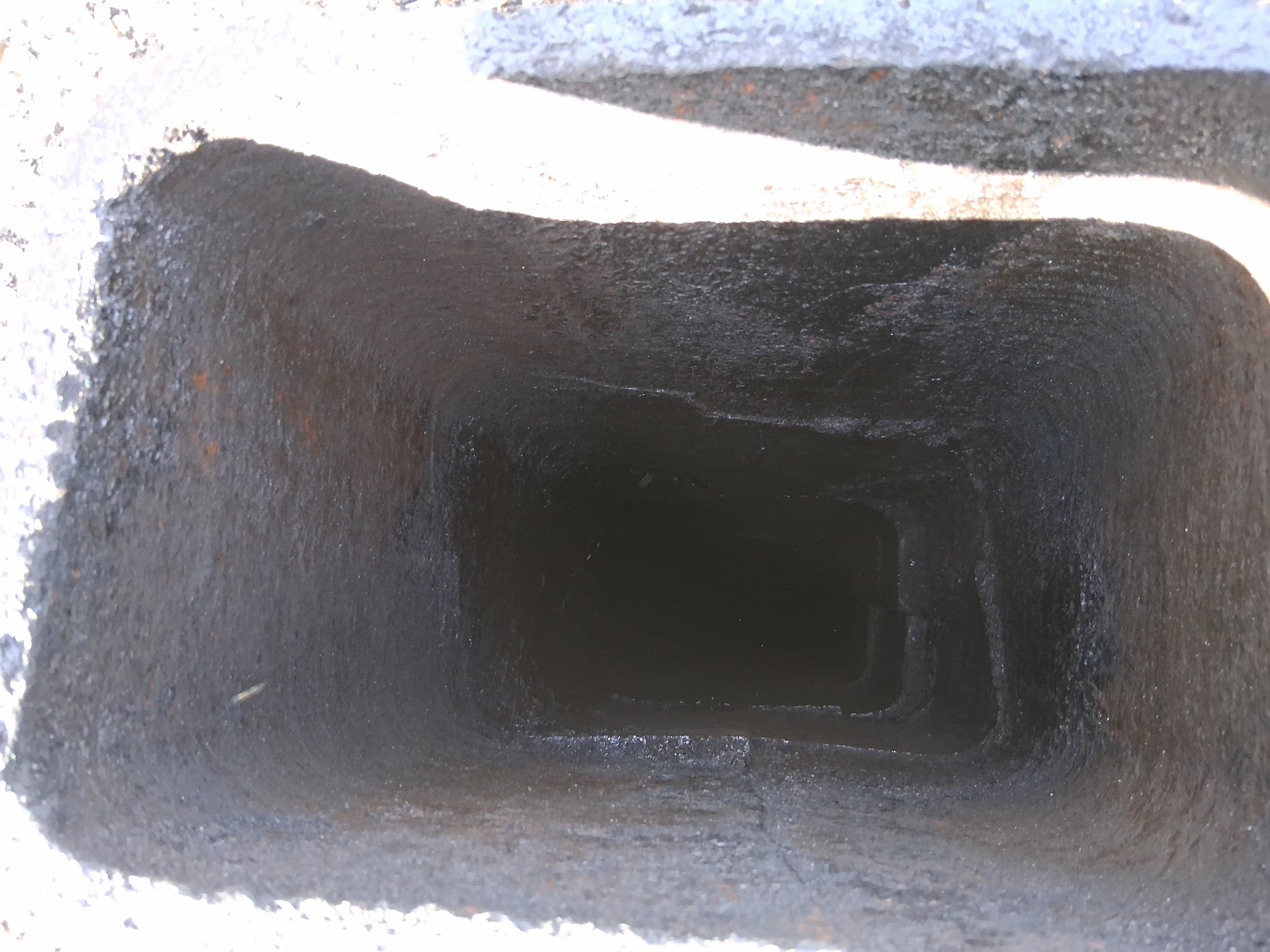 Flue inspection view